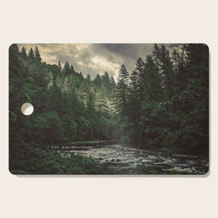 Pacific Northwest River - Nature Photography Cutting Board Gallery Image 1