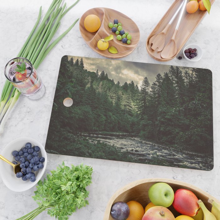 Pacific Northwest River - Nature Photography Cutting Board Gallery Image 2