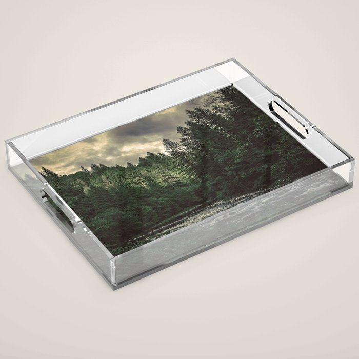 Pacific Northwest River - Nature Photography Acrylic Tray Gallery Image 1