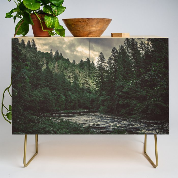 Pacific Northwest River - Nature Photography Credenza Gallery Image 1