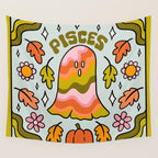 Pisces Ghost Wall Tapestry Gallery Image 4