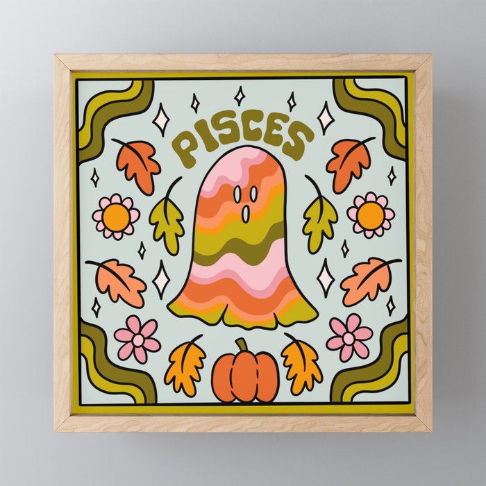 Pisces Ghost Mini Art Print Gallery Image 1