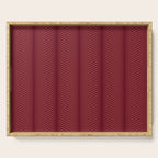 Elysian IV Ruby Red Serving Tray Gallery Image 1