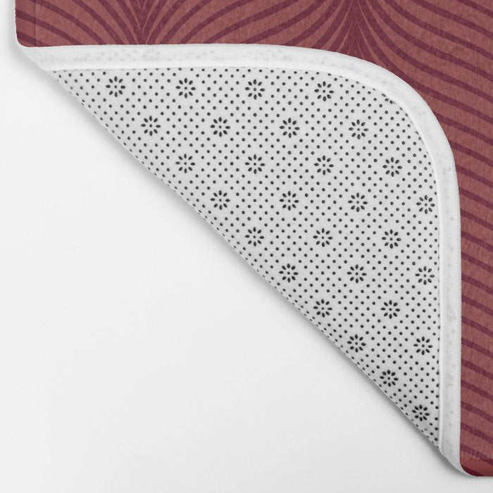 Elysian IV Ruby Red Bath Mat Gallery Image 2