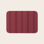 Elysian IV Ruby Red Bath Mat Gallery Image 1