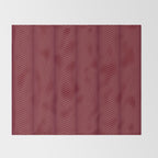 Elysian IV Ruby Red Throw Blanket Gallery Image 2