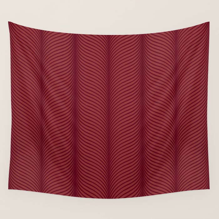 Elysian IV Ruby Red Wall Tapestry Gallery Image 4