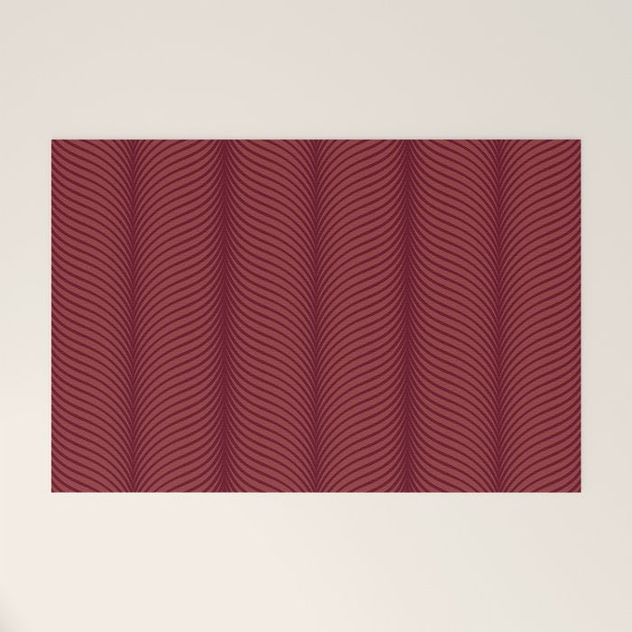 Elysian IV Ruby Red Welcome Mat Gallery Image 1