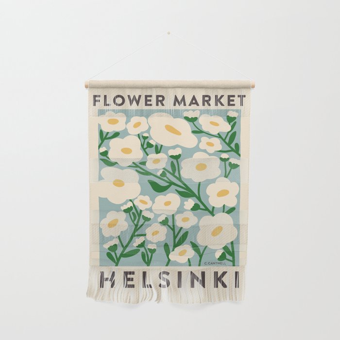 Flower Market Helsinki - Matisse Inspired Wall Hanging Gallery Image 1