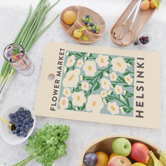Flower Market Helsinki - Matisse Inspired Cutting Board Gallery Image 2