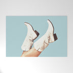 These Boots - Blue Welcome Mat Gallery Image 1