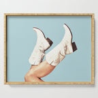 These Boots - Blue Serving Tray Gallery Image 1