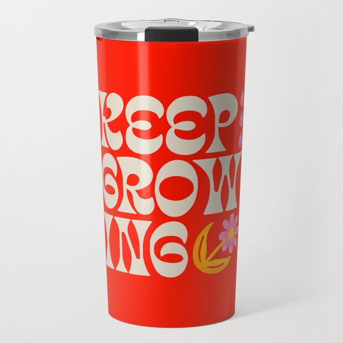 Keep Growing Travel Mug Gallery Image 1