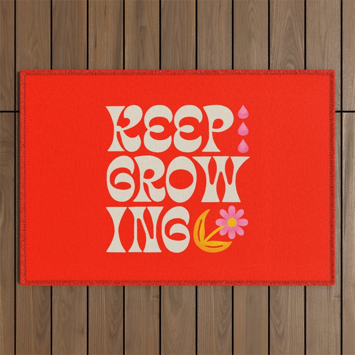Keep Growing Outdoor Rug Gallery Image 1