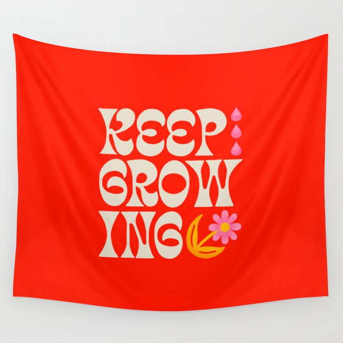 Keep Growing Wall Tapestry Gallery Image 4