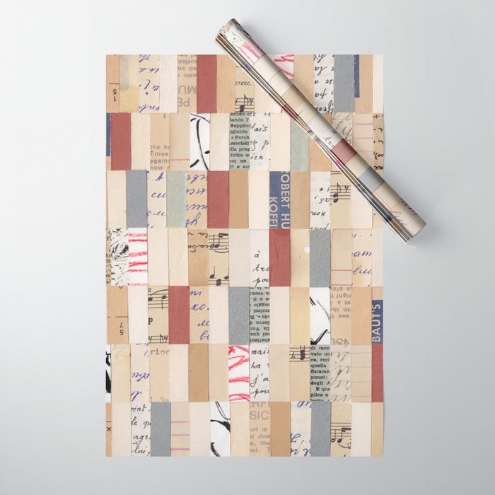Mix of Papers Wrapping Paper Gallery Image 1