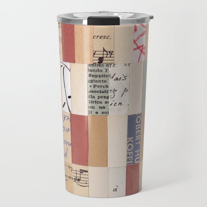 Mix of Papers Travel Mug Gallery Image 1