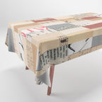 Mix of Papers Tablecloth Gallery Image 1