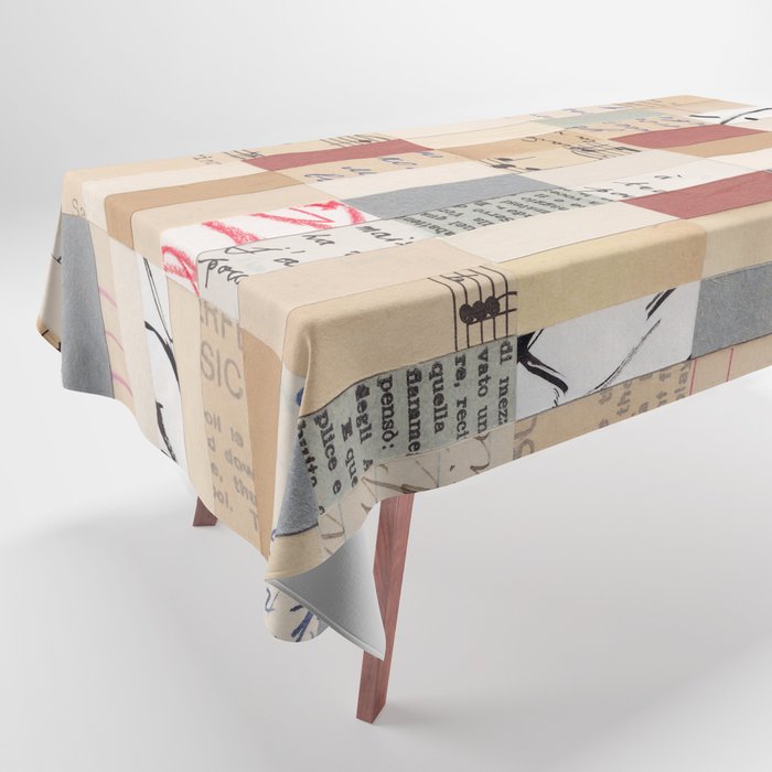 Mix of Papers Tablecloth Gallery Image 1