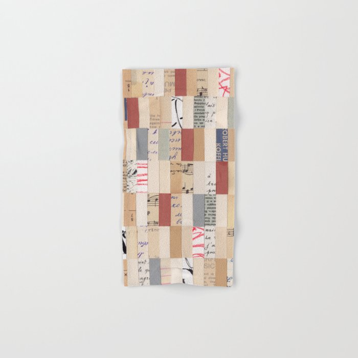 Mix of Papers Bath Towel Gallery Image 1