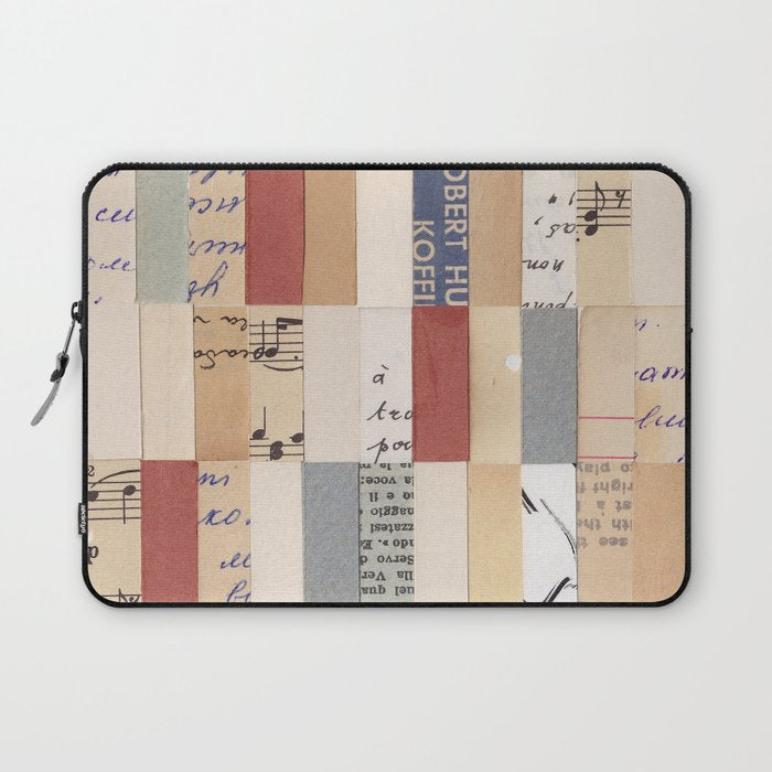 Mix of Papers Laptop Sleeve Gallery Image 1