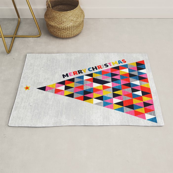 Minimalistic christmas tree Rug Gallery Image 1