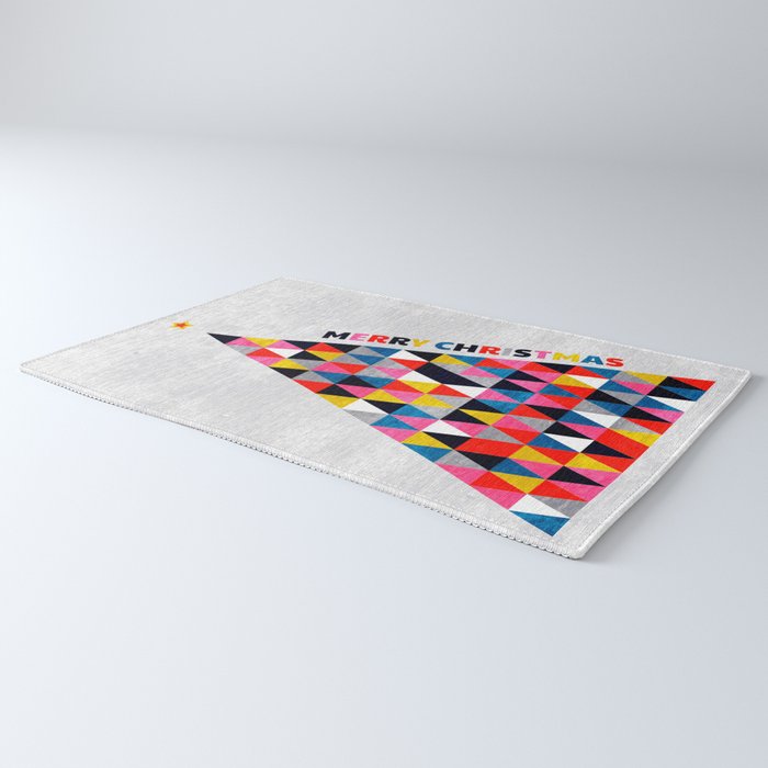 Minimalistic christmas tree Rug Gallery Image 3