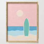 LANDSHAPES - Beach - day Serving Tray Gallery Image 1