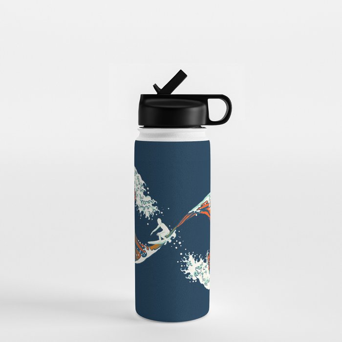The Wave is forever Water Bottle Gallery Image 1