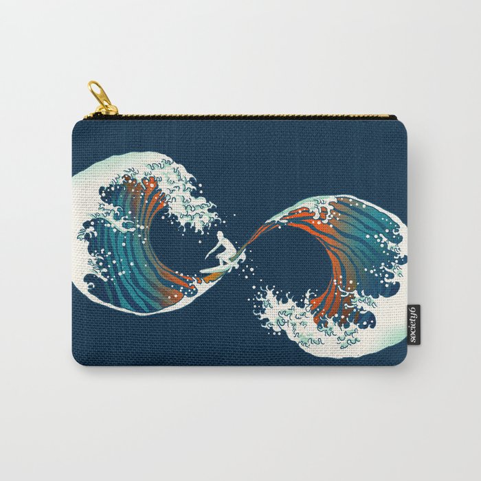 The Wave is forever Carry All Pouch Gallery Image 1