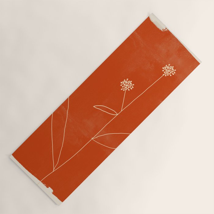 Minimal Abstract Art Plant 39 Yoga Mat Gallery Image 1