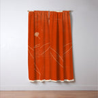 Minimal Abstract Art Plant 39 Window Curtain Gallery Image 3