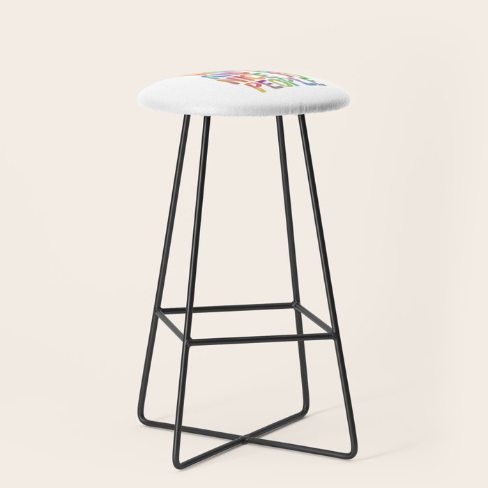 Work Hard and Be Nice to People Stool Gallery Image 1