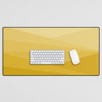 Geometric Triangles VIII Golden Yellow Desk Mat Gallery Image 1