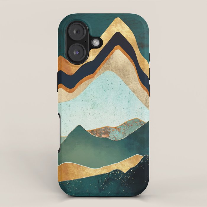 Velvet Copper Mountains iPhone Case Gallery Image 1