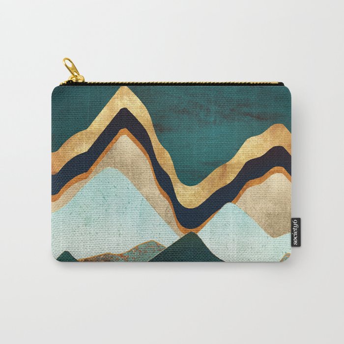 Velvet Copper Mountains Carry All Pouch Gallery Image 1