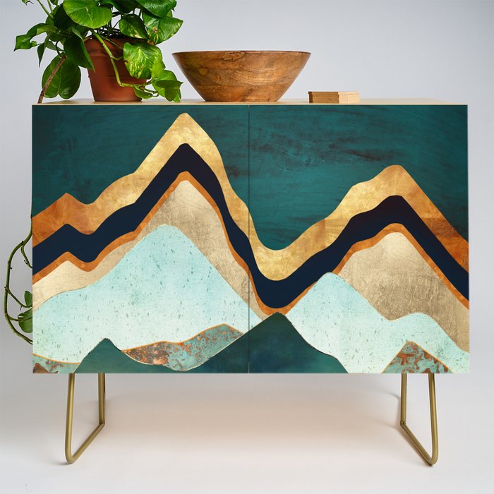 Velvet Copper Mountains Credenza Gallery Image 1