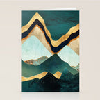 Velvet Copper Mountains Stationery Card Gallery Image 2