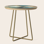 Velvet Copper Mountains Side Table Gallery Image 1