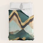 Velvet Copper Mountains Duvet Cover Gallery Image 6