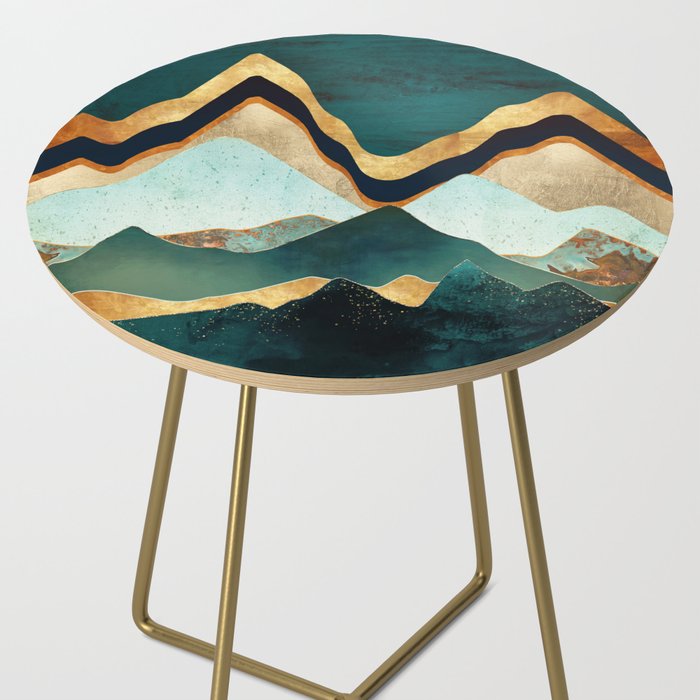 Velvet Copper Mountains Side Table Gallery Image 2