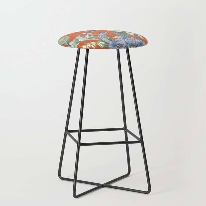 Exotic Wildlife Floral Garden on Orange Stool Gallery Image 1