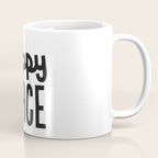Happy Place x Black and White Coffee Mug Gallery Image 1