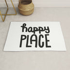 Happy Place x Black and White Rug Gallery Image 1