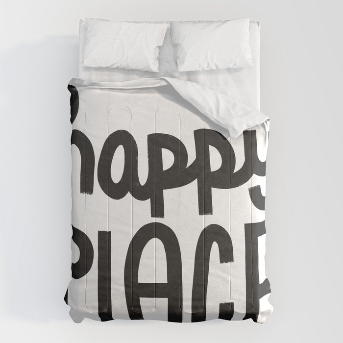 Happy Place x Black and White Comforter Gallery Image 6