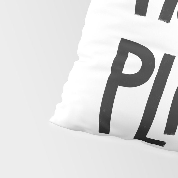 Happy Place x Black and White Pillow Sham Gallery Image 4