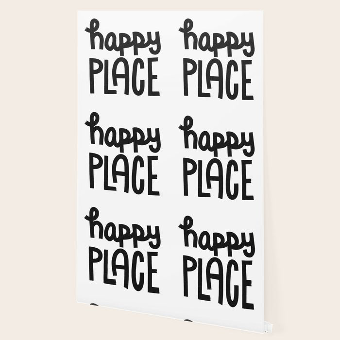 Happy Place x Black and White Wallpaper Gallery Image 2