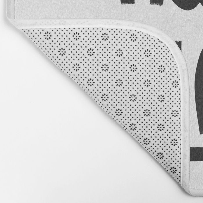 Happy Place x Black and White Bath Mat Gallery Image 2
