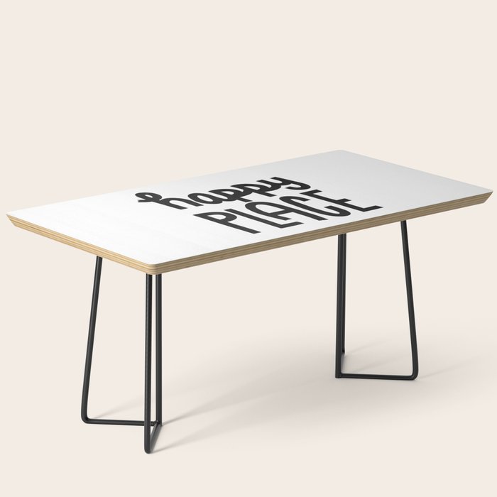 Happy Place x Black and White Coffee Table Gallery Image 1