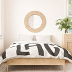 Happy Place x Black and White Duvet Cover Gallery Image 3